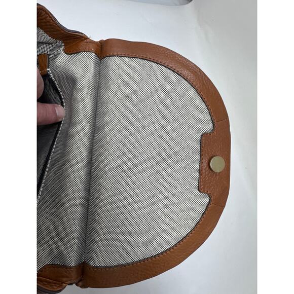 Vince Camuto Crossbody Butter Soft Brown Leather Nice! - Picture 8 of 12